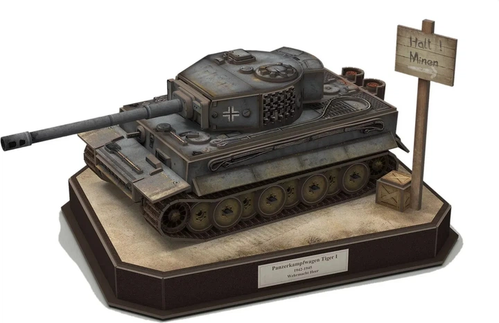 Пазл 3D Revell TIGER I - German Tank 200 деталей (4009803002521) - зображення 2