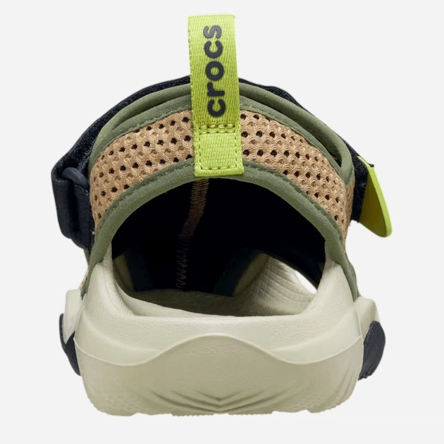 Sandały męskie z zakrytymi palcami Crocs Swiftwater Mesh Deck 211095-2EY 46-47 (M12) Beżowe - obraz 5