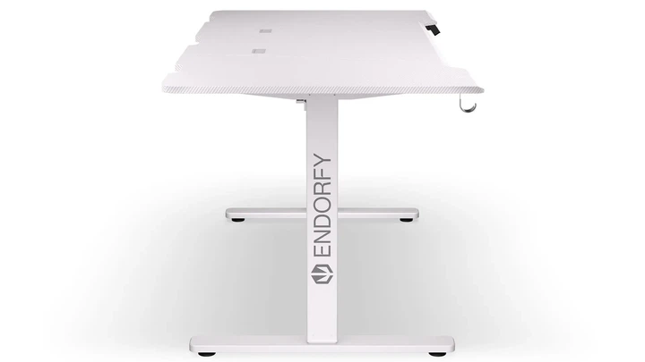 Геймерський ігровий стіл Endorfy Atlas L Electric Onyx White - изображение 7