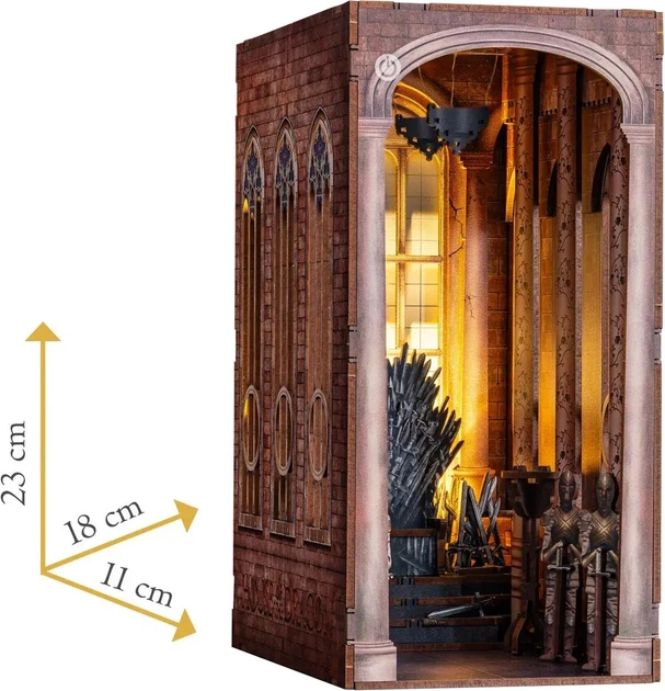 Пазл Revell Iron Throne - House of the Dragon: Tiny Adventures (Book Nook) 91 деталь (4009803005317) - зображення 3