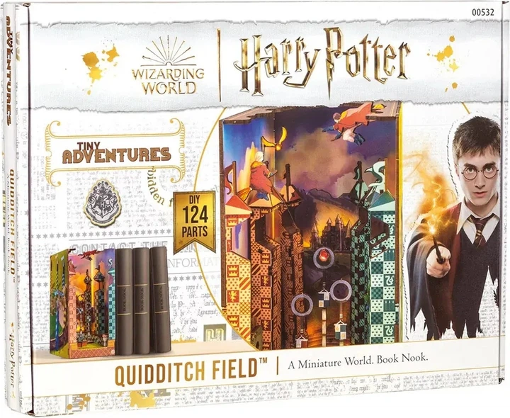 Пазл Revell Quidditch Field - Harry Potter: Tiny Adventures (Book Nook) 124 деталі (4009803005324) - зображення 6