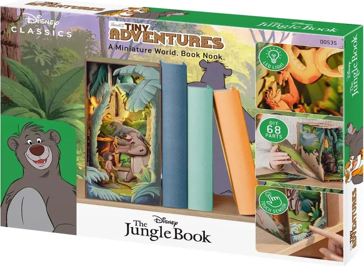 Пазл Revell Tiny Adventures - Disney "The Jungle Book" (Book Nook) 68 деталей (4009803005355) - зображення 7