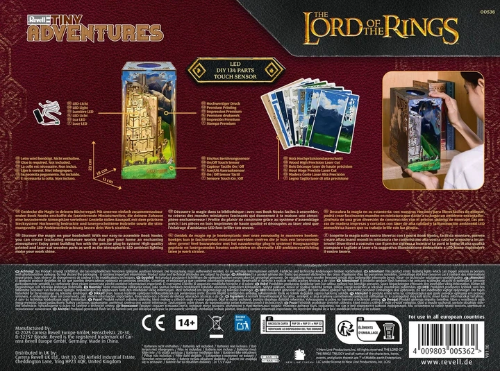 Пазл Revell Tiny Adventures - Lord of the Rings "Minas Tirith" (Book Nook) 134 деталі (4009803005362) - зображення 6