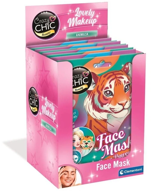 Maseczki do twarzy Clementoni Crazy Chic - Maseczka do twarzy (18269)(8005125182695) - obraz 1