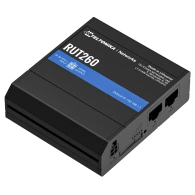 Промышленный сотовый маршрутизатор Teltonika RUT260 c 4G LTE, Wi-Fi - Фото 3 Промышленный сотовый маршрутизатор Teltonika RUT260 c 4G LTE, Wi-Fi - изображение 3