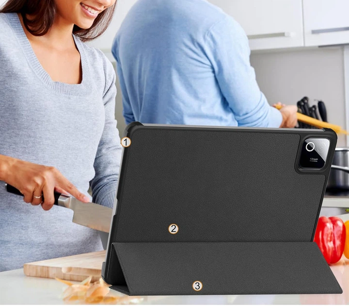 Чехол для планшета Xiaomi Pad 8/8 Pro 11.2" BeCover Smart Case Black (BC_714579) - Фото 6 Чехол для планшета Xiaomi Pad 8/8 Pro 11.2" BeCover Smart Case Black (BC_714579) - изображение 6