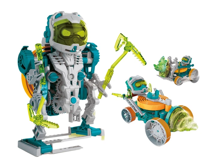 Конструктор 3 в 1 Clementoni Science Games Космічний шахтар-робот (8005125561971) - зображення 2