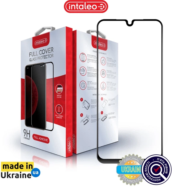Защитное стекло для смартфона Samsung Galaxy A27 Intaleo Full Glue ESD Black (1283126636196) - Фото 2 Защитное стекло для смартфона Samsung Galaxy A27 Intaleo Full Glue ESD Black (1283126636196) - изображение 2
