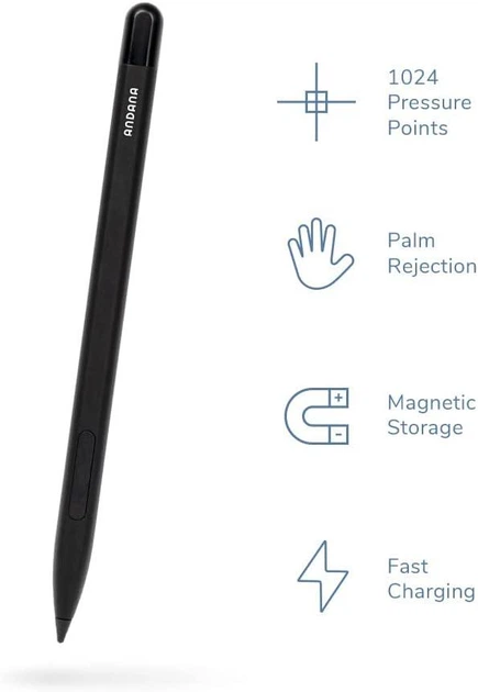 Стилус Andana MPP Stylus EC 1.51 для Microsoft Surface и отдельными моделями Asus, Acer, Dell, HP, Vaio - Фото 3 Стилус Andana MPP Stylus EC 1.51 для Microsoft Surface и отдельными моделями Asus, Acer, Dell, HP, Vaio - изображение 3