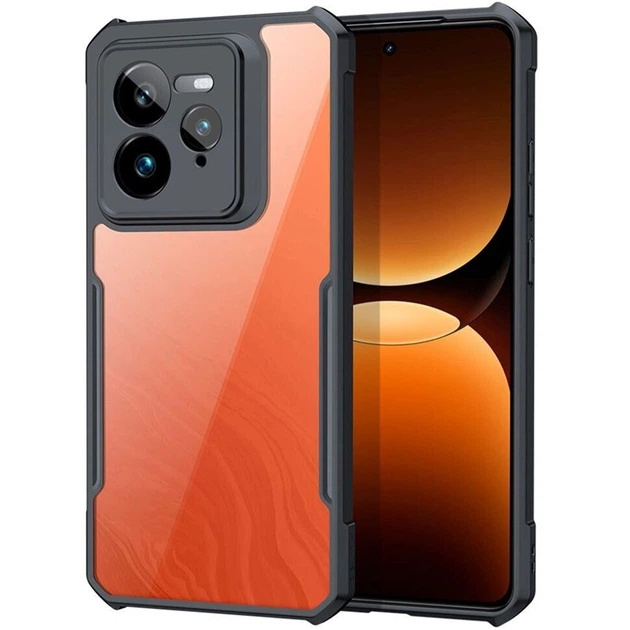 Протиударний чохол XUNDD для Realme GT 7 Pro із захистом на камеру, Black - Фото 1 Протиударний чохол XUNDD для Realme GT 7 Pro із захистом на камеру, Black - зображення 1
