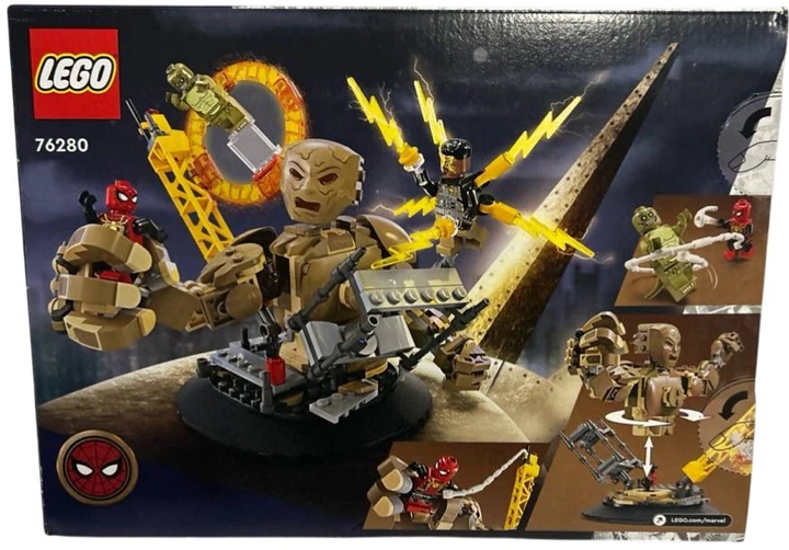 Zestaw klocków LEGO Super Heroes Spider-Man vs. Sandman: ostateczna bitwa 347 elementów (76280) (955555915354268) - Outlet - obraz 5
