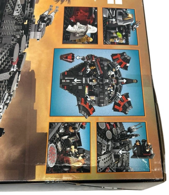 Zestaw klocków LEGO Star Wars Mroczny Sokół Millennium 1579 elementów (75389) (955555916081712) - Outlet - obraz 3