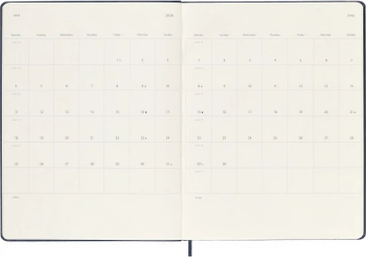 Щоденник 2026 Moleskine 200 сторінок Сапфірова блакить (8056999275242) - зображення 4