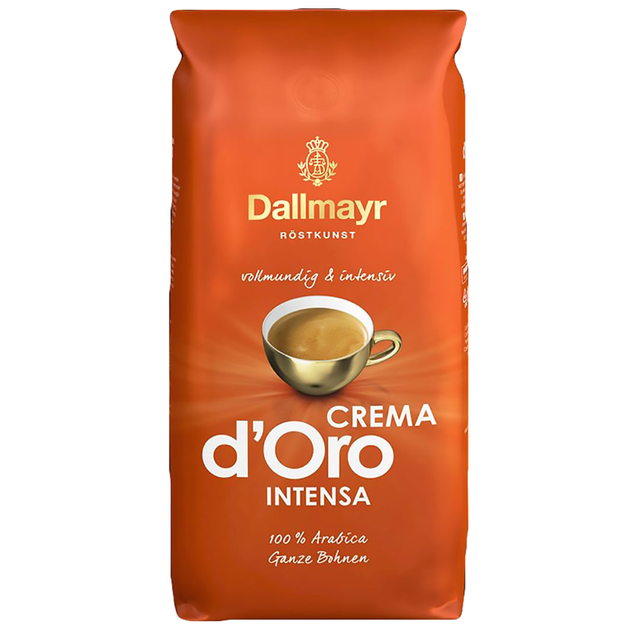 Кофе в зёрнах Dallmayr Crema d'Oro Intensa, 1 кг - Фото 1 Кофе в зёрнах Dallmayr Crema d'Oro Intensa, 1 кг - изображение 1