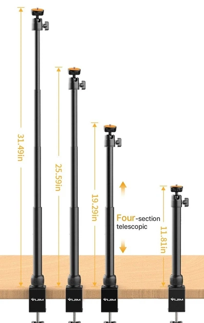 Світлодіодна панель Ulanzi Vijim K20 11" на стійці 80см 2500-9000К USB (2958) - изображение 2