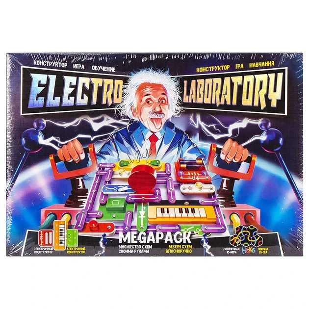 Електронний конструктор "Electro Laboratory. Megapack" Danko Toys ELab-01-04 - Фото 1 Електронний конструктор "Electro Laboratory. Megapack" Danko Toys ELab-01-04 - изображение 1