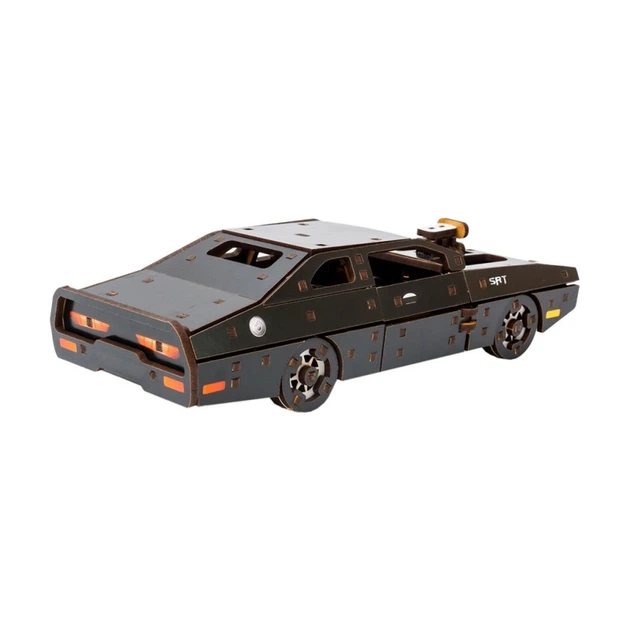 Дерев'яний 3D конструктор "Fast Furious" Puz-62519, 125 деталей, чорний - Фото 7 Дерев'яний 3D конструктор "Fast Furious" Puz-62519, 125 деталей, чорний - изображение 7