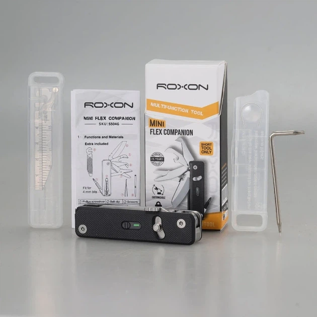 Мультитул Roxon Mini Flex Companion S504G - Фото 6 Мультитул Roxon Mini Flex Companion S504G - зображення 6