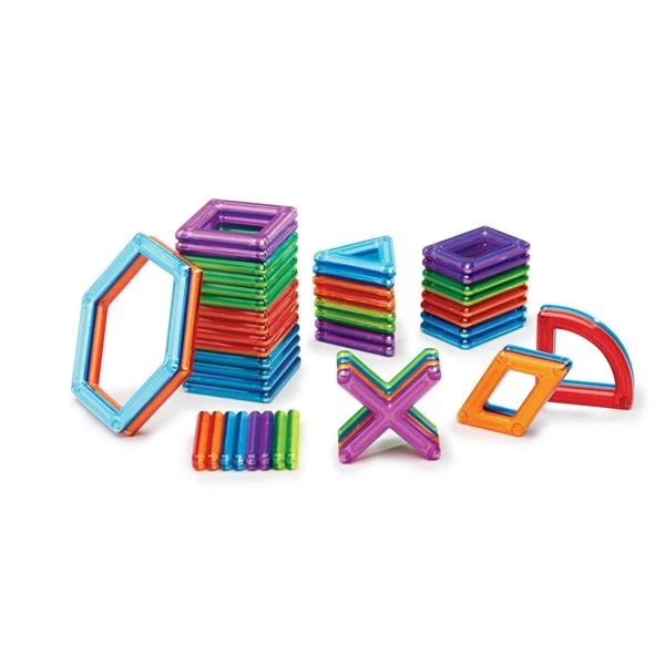 Магнітний конструктор Guidecraft PowerClix Frames, 48 деталей (G9200) - Фото 2 Магнітний конструктор Guidecraft PowerClix Frames, 48 деталей (G9200) - изображение 2