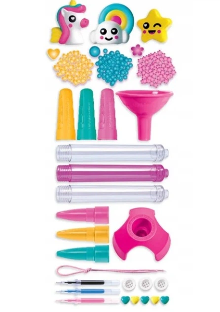 Zestaw kreatywny Clementoni Mini fabryka długopisów – DISPLAY (18409) (8005125184095) - obraz 3