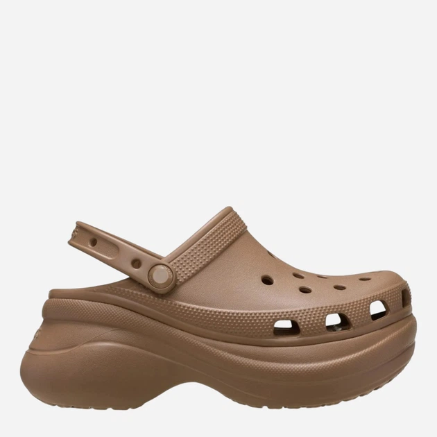 Chodaki damskie na wysokiej platformie Crocs Classic Bae Clog 206302-2JJ 36-37 (M4/W6) Jasnobrązowe - obraz 1