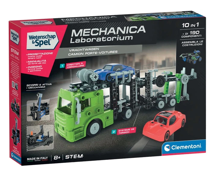 Zestaw konstrukcyjny Clementoni Science Games Ciężarówka 56602 (8005125566020) - obraz 1