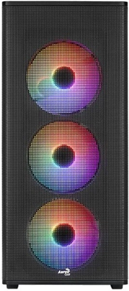 Корпус Aerocool PGS Designer BK-V1 FRGB Black (AEROPGSDESIGNER-G-BK-V1) - зображення 2