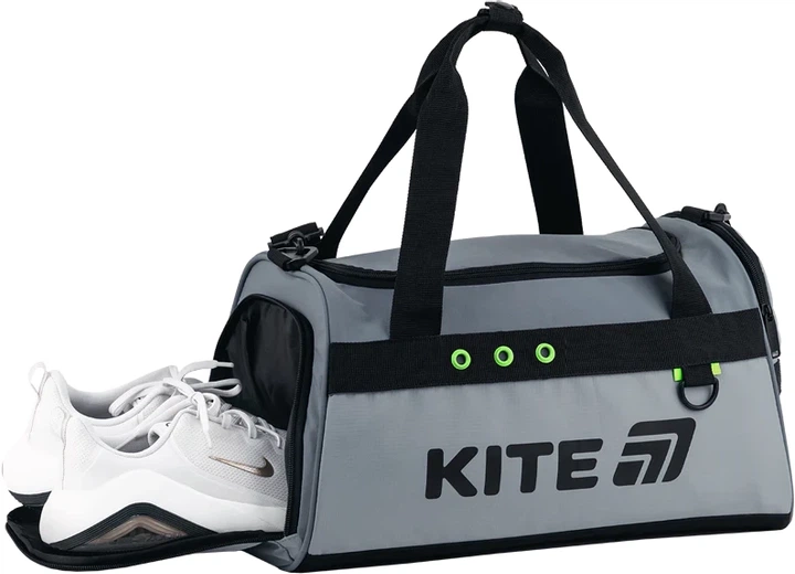 Сумка спортивна Kite Education Urban 20х41х24 см Сіра (K26-2505-3) - Фото 5 Сумка спортивна Kite Education Urban 20х41х24 см Сіра (K26-2505-3) - зображення 5