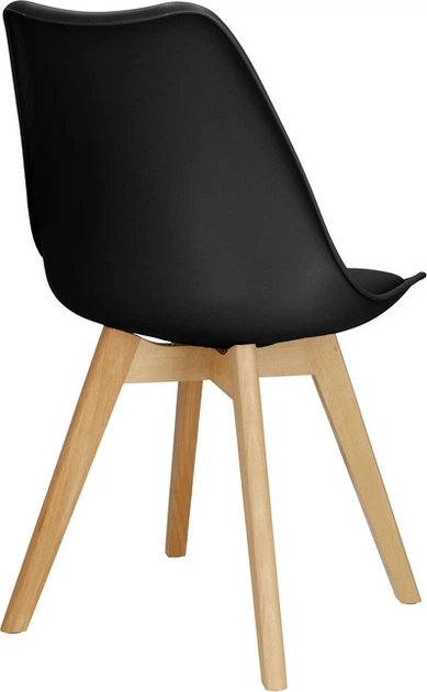 Krzesło do kuchni i salonu Springos Verde DC0015 Czarne (5907719469973) - obraz 2