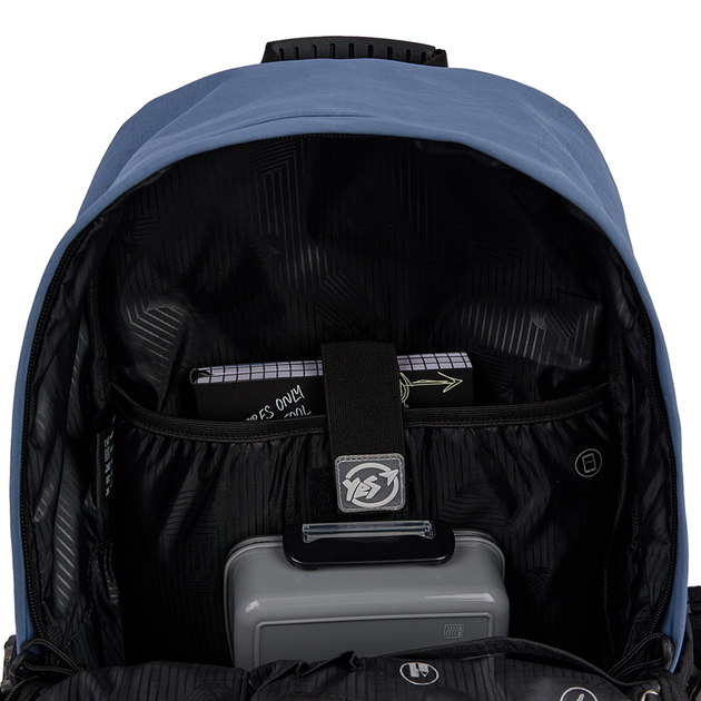 Рюкзак школьный для старших классов ортопедический Yes T-107 Blue 559975 синий для мальчиков - изображение 8