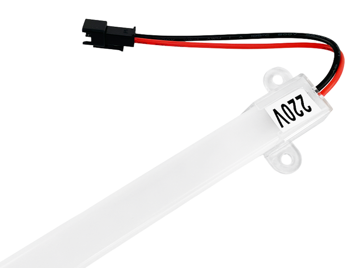 Магістральна світлодіодна лінійка AVT 220V 600мм BRIGHT 2835-144led IP44 11W 6000K (1019187) - зображення 5