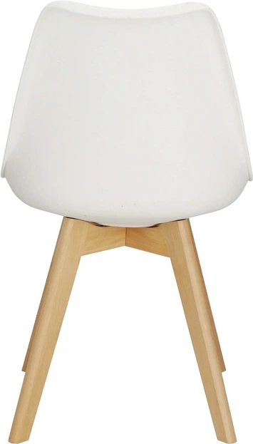 Krzesło do kuchni i salonu Springos Verde DC0018 Biało-czarne (5907719470009) - obraz 6