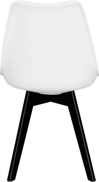Krzesło do kuchni i salonu Springos Verde DC0020 Biało-czarne (5907719470023) - obraz 6