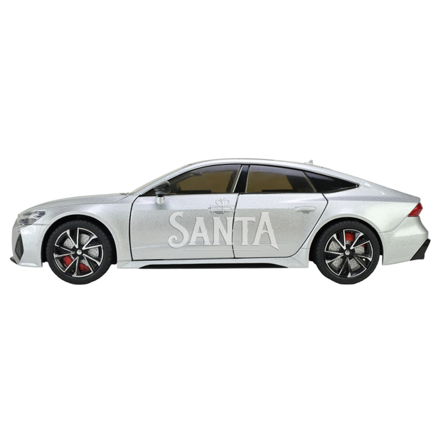 Машинка металева Audi RS7 Premium Sportback Ауді 1:24 срібляста звук світло 21*8*6 см (AP7755) - Фото 4 Машинка металева Audi RS7 Premium Sportback Ауді 1:24 срібляста звук світло 21*8*6 см (AP7755) - зображення 4