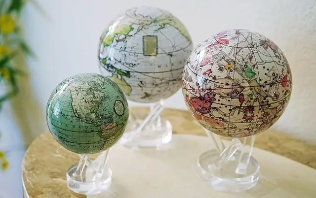 Гіро-глобус Solar Globe Mova Terra Incognitta, 11.4 см, білий (MG-45-WCT) - изображение 10