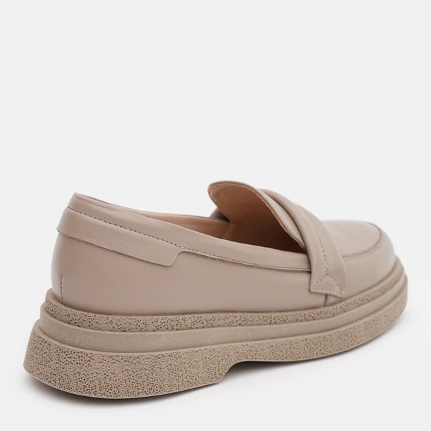 Женские лоферы кожаные PARADIZE SHOES T-801 39 Бежевые (ROZ6501009771) - Фото 5 Женские лоферы кожаные PARADIZE SHOES T-801 39 Бежевые (ROZ6501009771) - изображение 5