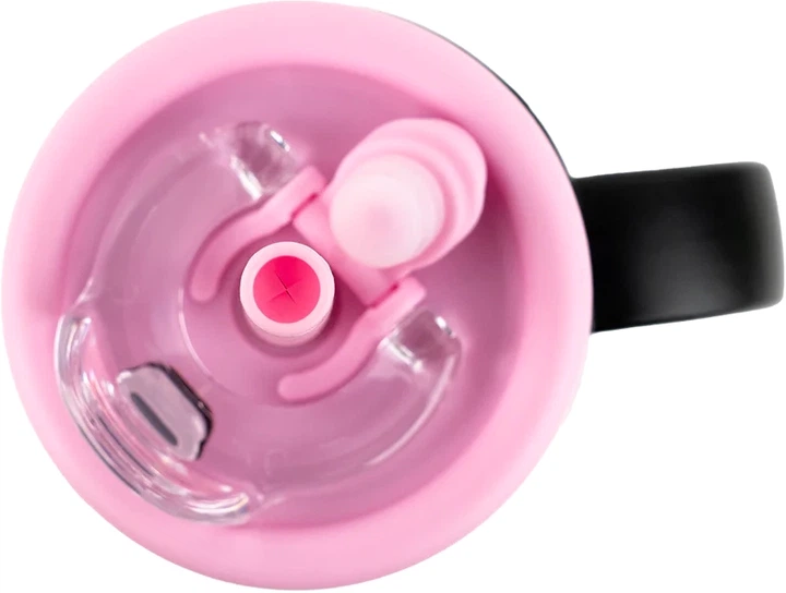 Термокружка с трубочкой Kite Hello Kitty 530 мл Розовая (HK25-1266) - изображение 3