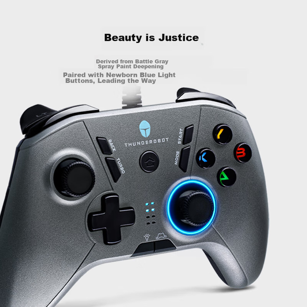 Проводной игровой контроллер ThundeRobot Battle Axe G30 Shadow Steel - изображение 7