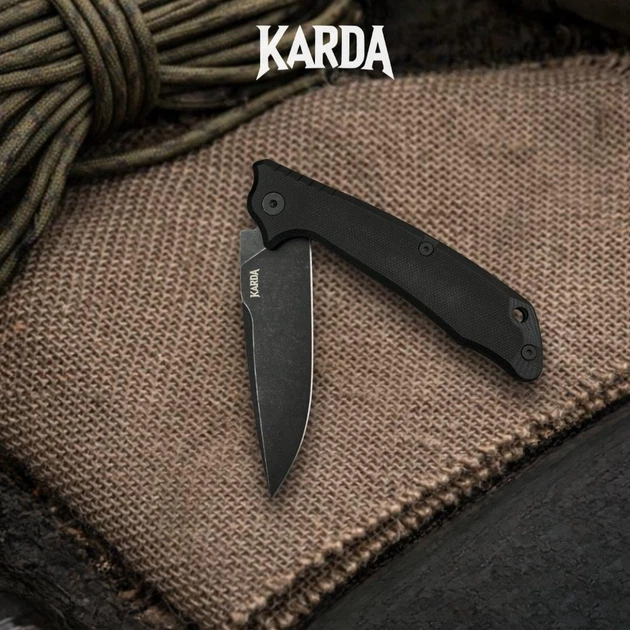 Ніж Складний Karda J011 Black - изображение 3