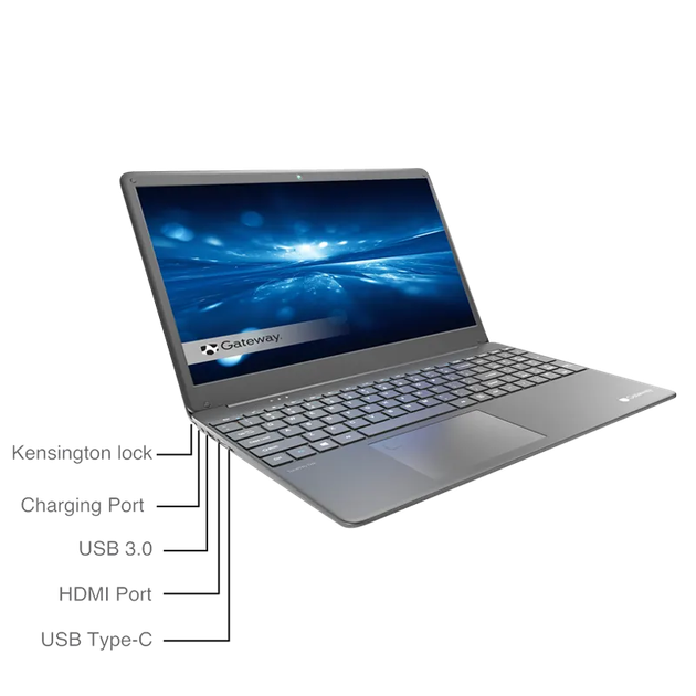 Ультрабук Gateway GWTN156-7BL Ultra Slim / 15.6" (1920x1080) IPS / Intel Core i3-1115G4 (2 (4) ядра по 4.1 GHz) / 4 GB DDR4 / 128 GB SSD / Intel UHD Graphics / WebCam / Card Reader - Фото 10 Ультрабук Gateway GWTN156-7BL Ultra Slim / 15.6" (1920x1080) IPS / Intel Core i3-1115G4 (2 (4) ядра по 4.1 GHz) / 4 GB DDR4 / 128 GB SSD / Intel UHD Graphics / WebCam / Card Reader - изображение 10