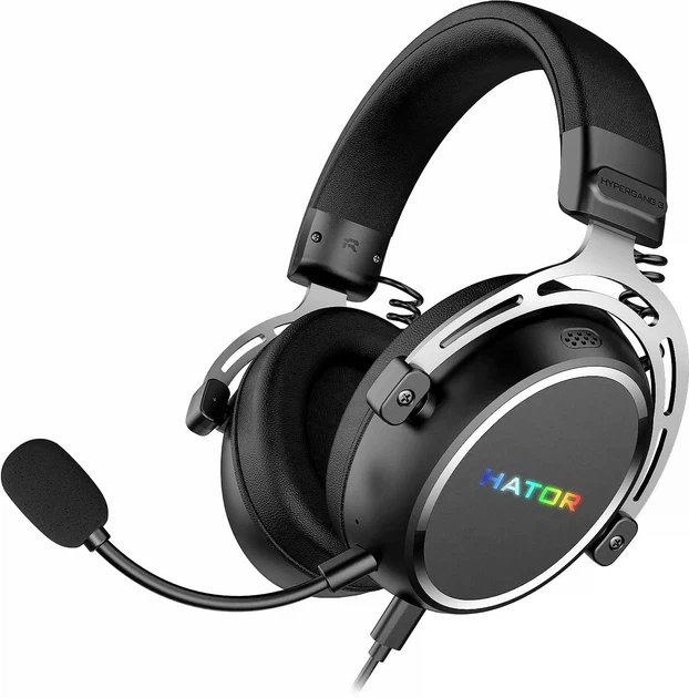 Игровые наушники Hator Hypergang 3 Hi-Res Black ESH50 - Фото 1 Игровые наушники Hator Hypergang 3 Hi-Res Black ESH50 - изображение 1