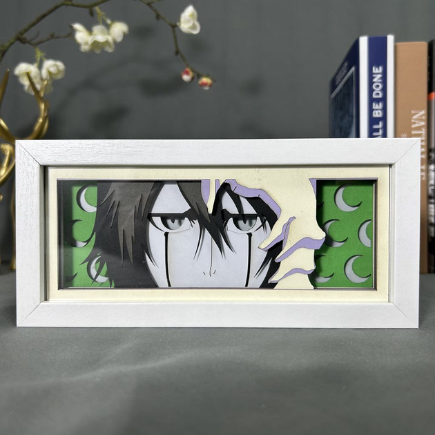 Многослойный 3D ночник лампа Улькиорра Сифер аниме Bleach светильник для комнаты Блич - изображение 3