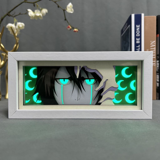 Многослойный 3D ночник лампа Улькиорра Сифер аниме Bleach светильник для комнаты Блич - изображение 4