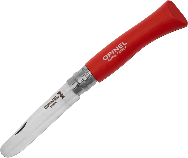 Нож Opinel №7 My First Opinel Inox VRI Red (2046690) - Фото 1 Нож Opinel №7 My First Opinel Inox VRI Red (2046690) - изображение 1