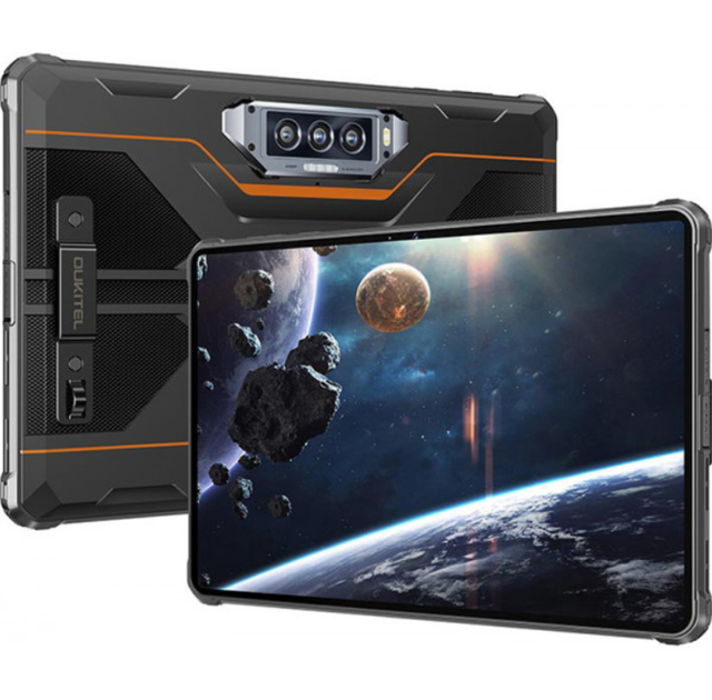Планшет Oukitel RT8 11quot; FHD+ 6GB 256GB 48+32Мп IP69K LTE Black-Orange (LKMTR_829478) - изображение 3