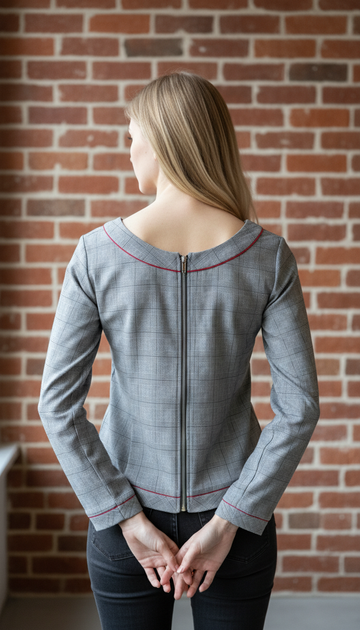 Блуза inDresser XL Сірий (IN-F0838Я028З-Gray) - зображення 3