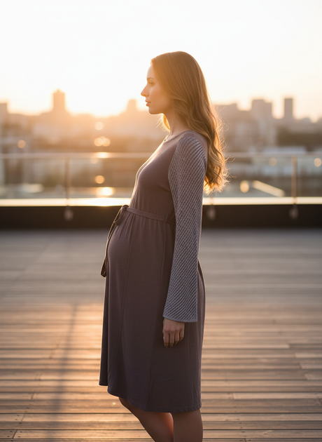 Платье Prenatal XS (38-40) Коричневый (S502DR225KP01M_Brown) - изображение 2