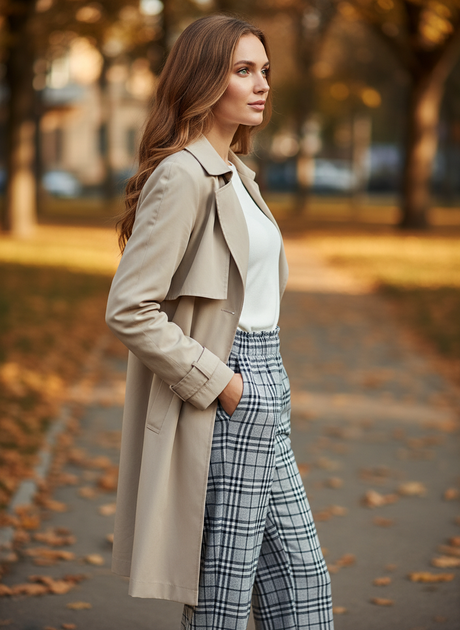 Брюки H&M 36 Комбинированный (HM-07513979-Blue) - Фото 2 Брюки H&M 36 Комбинированный (HM-07513979-Blue) - изображение 2