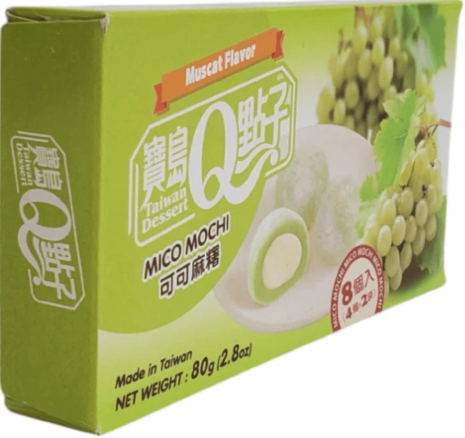 Моті Taiwan Dessert Mico Mochi Muscat Flavor 80г - зображення 2
