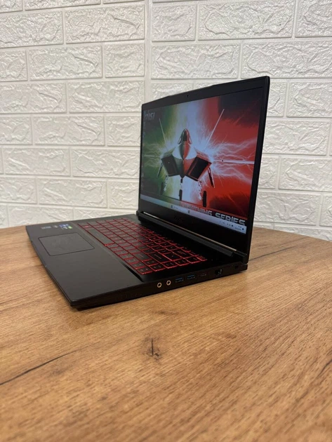 Ігровий ноутбук Б-клас MSI GV15 Thin 11SCV / 15.6" (1920x1080) IPS / Intel Core i5-11400H (6 (12) ядер по 2.7 - 4.5 GHz) / 8 GB DDR4 / 256 GB SSD / nVidia GeForce GTX 1650 Max-Q, 4 GB GDDR6, 128-bit / WebCam б/в - зображення 9